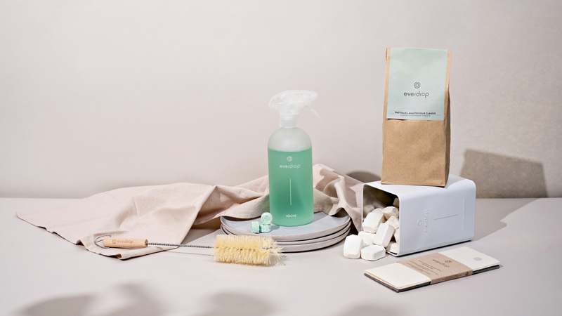 Homepage for Sustainable Living Eco-Friendly Cleaning reusable mop pads